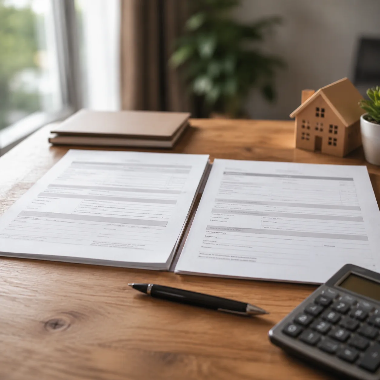Cận cảnh hai bản Loan Estimate được đặt cạnh nhau để so sánh chi phí
